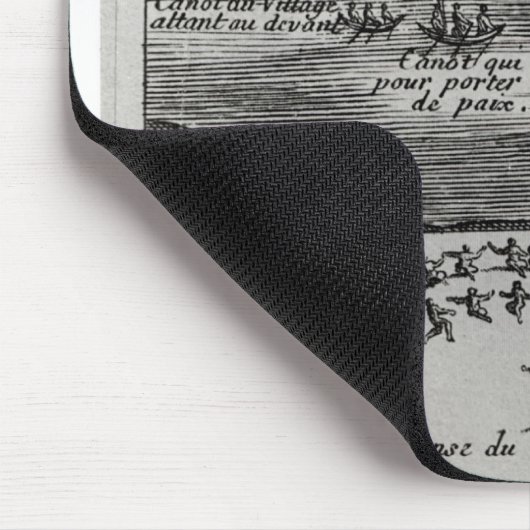 Dans van de vredesleiding van de Iroquois Muismat (Hoek)