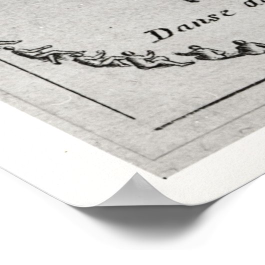 Dans van de vredesleiding van de Iroquois Poster (Hoek)