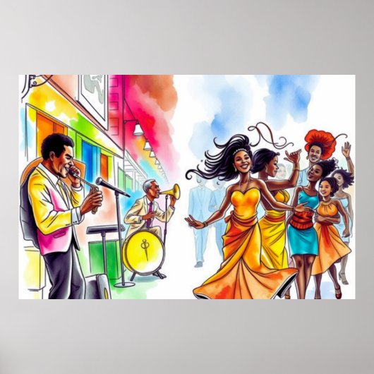 Dans van de Vreugde Poster (Voorkant)