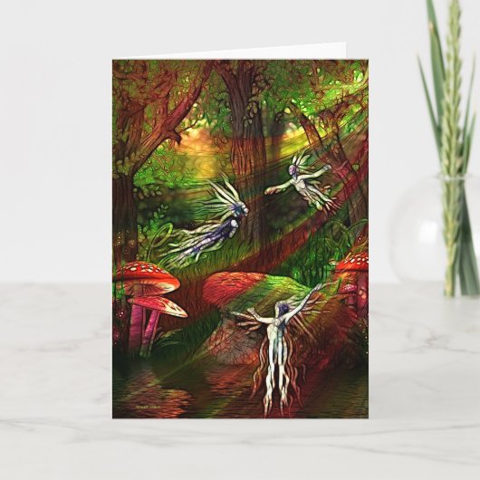 Dans van de waterspriet kaart (Voorkant)