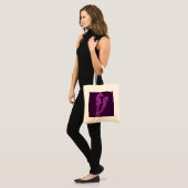 Dans van de zeepaardjes (Paars) Tote Bag (Voorkant (model))