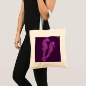 Dans van de zeepaardjes (Paars) Tote Bag (Voorkant (product))