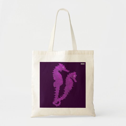 Dans van de zeepaardjes (Paars) Tote Bag (Voorkant)