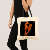 Dans van de zeepaardjes (Sinaasappel) Tote Bag (Voorkant (product))