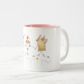 Dans van de zoet - de Nutcracker-reeks Tweekleurige Koffiemok (Voorkant rechts)