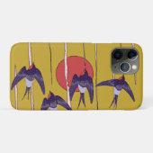Dans van de zwaluwen Case-Mate iPhone case (Achterkant (horizontaal))