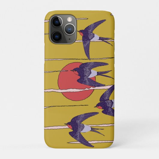 Dans van de zwaluwen Case-Mate iPhone case (Achterkant)