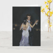 Dans van dromen Romantisch Blank Wenskaart Kaart (Gele Bloem)