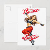 Dans van Energie en Vrijheid Briefkaart (Voorkant / Achterkant)