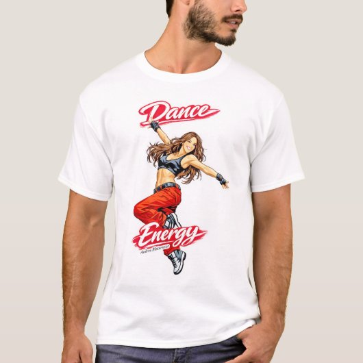 Dans van Energie en Vrijheid T-shirt (Voorkant)