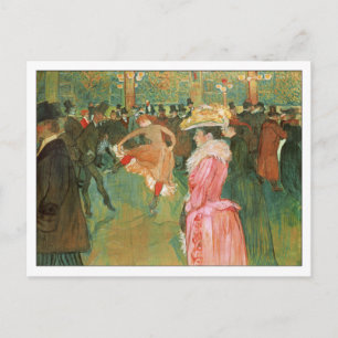 Dans van Henri Toulouse-Lautrec Briefkaart