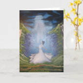 "Dans van het Geliefde" Wenskaart Kaart (Gele Bloem)