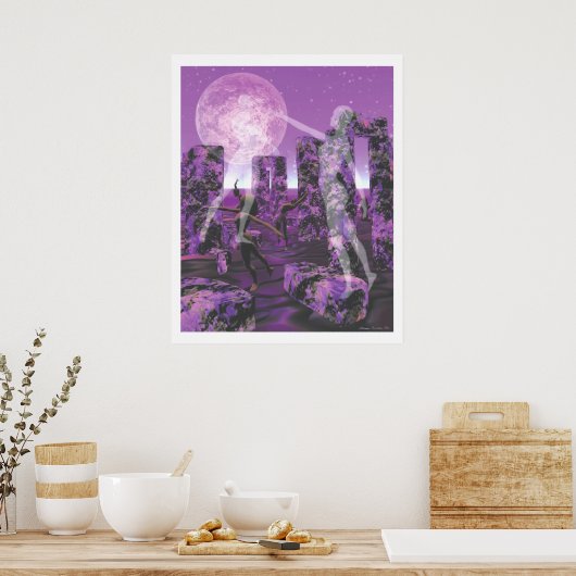 Dans van het Licht van... Poster (Keuken)