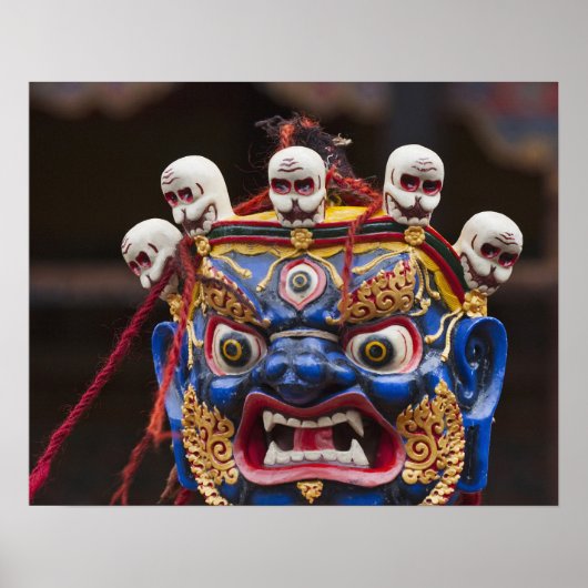Dans van het masker op Tshechu Festival 2 Poster (Voorkant)