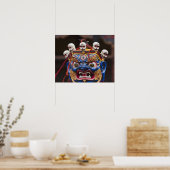 Dans van het masker op Tshechu Festival 2 Poster (Keuken)