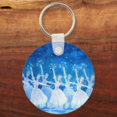 Dans van het Sleutelhanger Snowflakes (Voorkant)