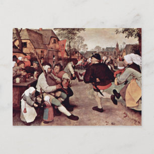 Dans van het vruchtgebruik met 0 (beste kwaliteit) briefkaart