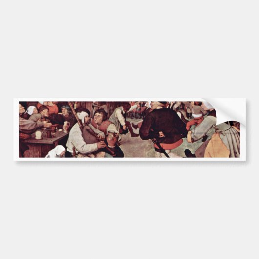 Dans van het vruchtgebruik met 0 (beste kwaliteit) bumpersticker (Voorkant)