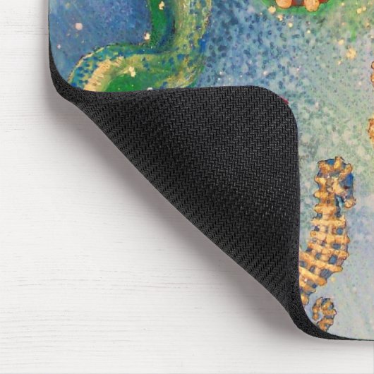 Dans van het Zee paard Muismat (Hoek)