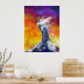 Dans van het Zee Poster (Keuken)