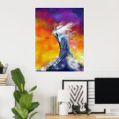 Dans van het Zee Poster (Thuiskantoor)