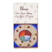 DANS VAN HONIJNEN MET VIER ELEMENTEN ETIKET (Voorkant)