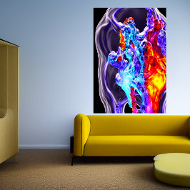 Dans van ijs en vuur | AI Art Poster