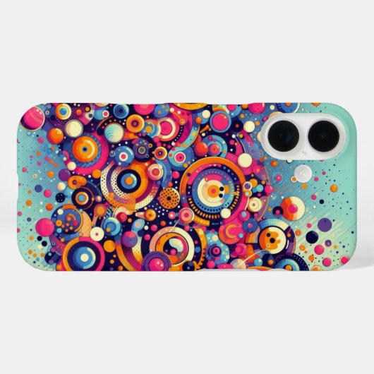 Dans van kleuren iPhone / iPad hoesje (Achterkant (horizontaal))