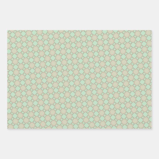 Dans van Kleuren Wrapping Paper Flat Sheet Set (Voorkant 3)