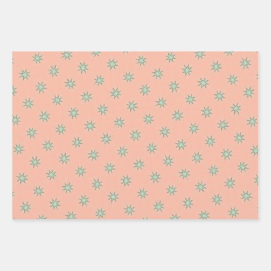Dans van Kleuren Wrapping Paper Flat Sheet Set (Voorkant 2)