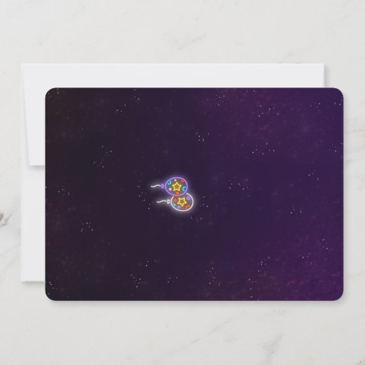 Dans Verjaardag Foto Uitnodiging (Achterkant)