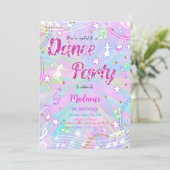 Dans Verjaardag Kaart (Staand voorkant)