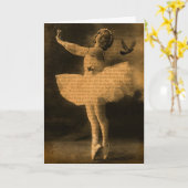 Dans Verjaardag Kaart (Gele Bloem)