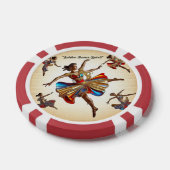 "Dans versmolten met emotie" Poker Chips (Enkel)