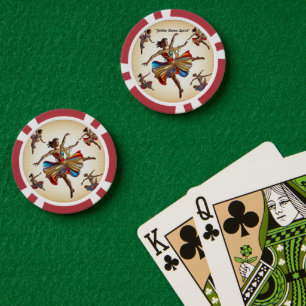 "Dans versmolten met emotie" Poker Chips