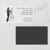 Dans-visitekaartjes voor ballroes visitekaartje (Voorkant / Achterkant)