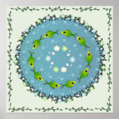 Dans viswater poster (Voorkant)