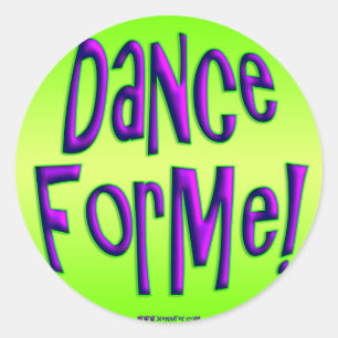Dans voor mij! Stickers