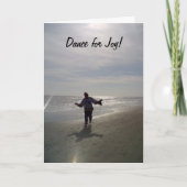 DANS VOOR VREUGDE OP "30ste" VERJAARDAG Kaart (Voorkant)