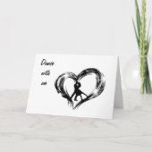 DANS W / ME OP JE 40e VERJAARDAG / VOOR ALTIJD Kaart (Voorkant)