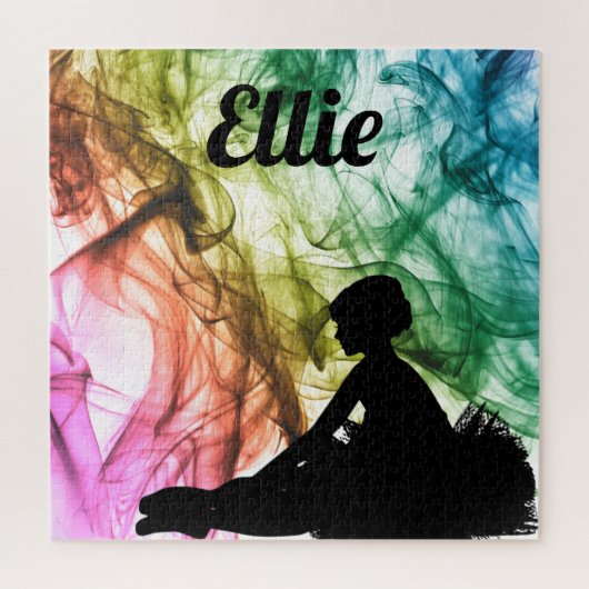 Dans Waterverf Smokey Aangepaste Puzzel (Verticaal)