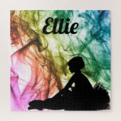 Dans Waterverf Smokey Custom Puzzel Legpuzzel (Verticaal)