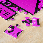 Dans - Wild About Dance Roze Luipaard Puzzel (Zijkant)