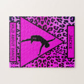 Dans - Wild About Dance Roze Luipaard Puzzel (Horizontaal)