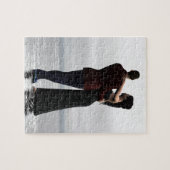 "Dans with me"-dansende paar Legpuzzel (Horizontaal)