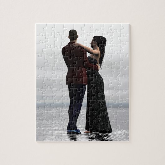 "Dans with me"-dansende paar Legpuzzel (Verticaal)