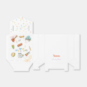 Dans zingen en spelen kinderen verjaardag bedankdoosjes (Uitgevouwen)