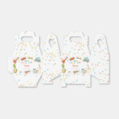 Dans zingen en spelen kinderen verjaardag bedankdoosjes (Uitgevouwen)