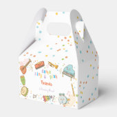 Dans zingen en spelen kinderen verjaardag bedankdoosjes (Voorkant Zijde)