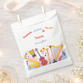 Dans zingen en spelen kinderen verjaardag bedankzakje (Geknipt)